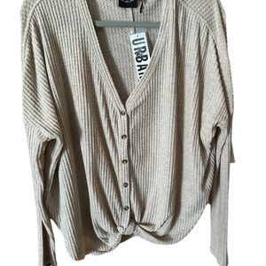 Urban Outfitters Women's Beige Sweater